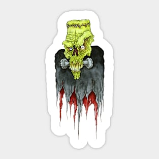 Frankenskull Sticker